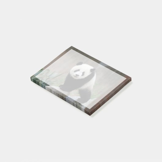 Post-it® Animaux de bébés cutest | Baby Panda géant (Incliné)