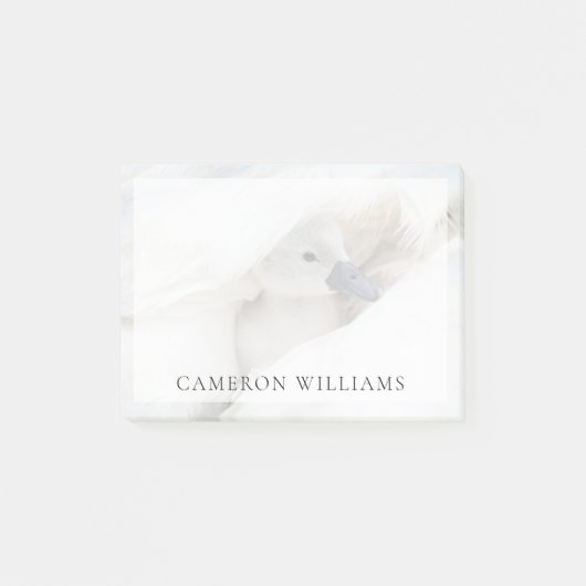 Post-it® Animaux de bébés cutest | Bébé Mute Swan (Devant)