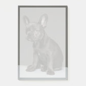 Post-it® Animaux de bébés cutest | Blue French Bulldog Pupp (Devant)