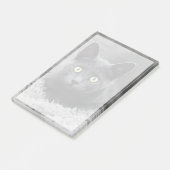 Post-it® Animaux de bébés cutest | Chat gris (Incliné)