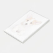Post-it® Animaux de bébés cutest | Chiot de Corgi blanc (Incliné)