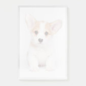 Post-it® Animaux de bébés cutest | Chiot de Corgi blanc (Devant)