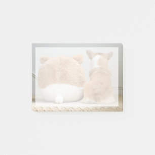 Post-it® Animaux de bébés cutest   Corgi & Plush Puppy