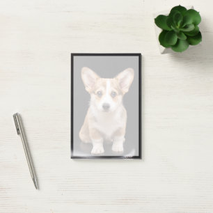 Post-it® Animaux de bébés cutest   Corgi Puppy Standing Hau