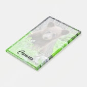 Post-it® Animaux de bébés cutest | Cube d'ours Brown (Incliné)