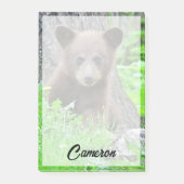 Post-it® Animaux de bébés cutest | Cube d'ours Brown (Devant)