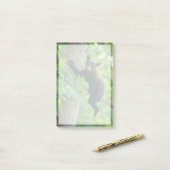 Post-it® Animaux de bébés cutest | Cube d'ours noir (Sur un bureau)