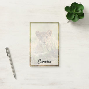 Post-it® Animaux de bébés cutest Cute Baby Lion Cub