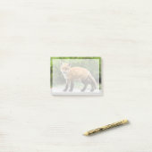 Post-it® Animaux de bébés cutest | Cutey Fox (Sur un bureau)