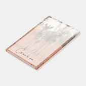 Post-it® Animaux de bébés cutest | Deux jeunes zèbres (Incliné)