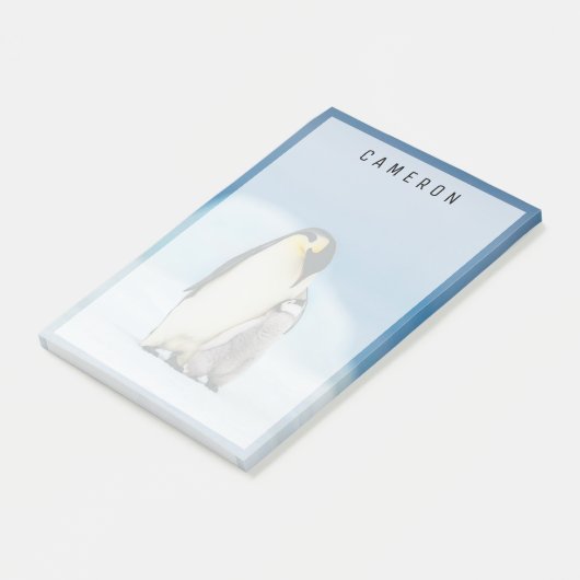 Post-it® Animaux de bébés cutest | Empereur Penguin Chick (Incliné)