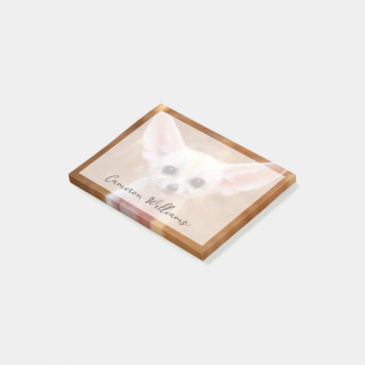 Post-it® Animaux de bébés cutest | Fennec Fox (Incliné)