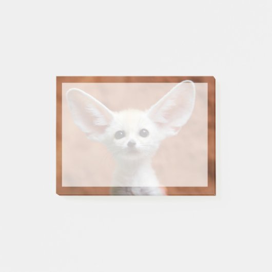 Post-it® Animaux de bébés cutest | Fennec Fox Pup (Devant)