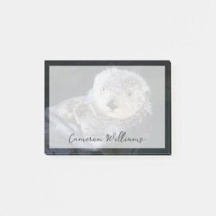 Post-it® Animaux de bébés cutest Flottant de Loutres de m