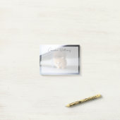 Post-it® Animaux de bébés cutest | Fluffy Orange Kitten (Sur un bureau)