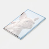 Post-it® Animaux de bébés cutest | French Bulldog Pink Bow (Incliné)