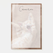 Post-it® Animaux de bébés cutest | Ginger Kitten Yawning (Devant)