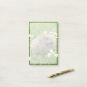 Post-it® Animaux de bébés cutest | Hérisson espagnol (Sur un bureau)