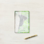 Post-it® Animaux de bébés cutest | Jeune ours Ours Noir (Sur un bureau)