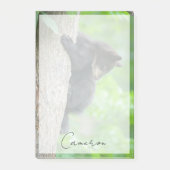 Post-it® Animaux de bébés cutest | Jeune ours Ours Noir (Devant)