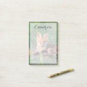 Post-it® Animaux de bébés cutest | Kit Red Fox Relaxant (Sur un bureau)