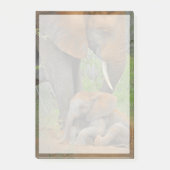 Post-it® Animaux de bébés cutest | Mama Elephant & Baby (Devant)