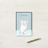 Post-it® Animaux de bébés cutest | Mewing Baby Kitten (Sur un bureau)