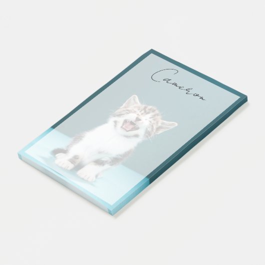 Post-it® Animaux de bébés cutest | Mewing Baby Kitten (Incliné)