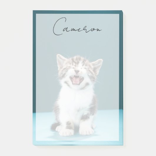 Post-it® Animaux de bébés cutest | Mewing Baby Kitten (Devant)