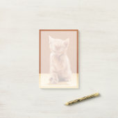 Post-it® Animaux de bébés cutest | Orange Tabby Kitten (Sur un bureau)