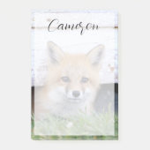 Post-it® Animaux de bébés cutest | Red Fox Kit Peeking (Devant)