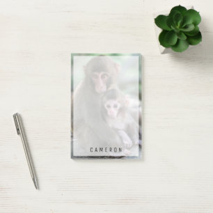 Post-it® Animaux de bébés cutest Singes japonais