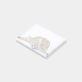 Post-it® Animaux de bébés cutest | Sleepy Baby Tiger Cub (Incliné)