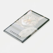 Post-it® Animaux de bébés cutest | Tête de chat gris Tabby (Incliné)