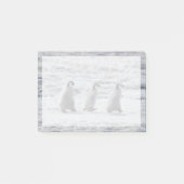 Post-it® Animaux de bébés cutest | Trois Épouses Penguin Em (Devant)