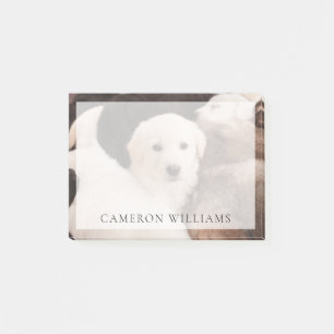 Post-it® Animaux de bébés cutest Un mignon seau de chiots
