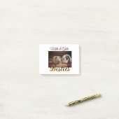 Post-it® Animaux de compagnie amis besties ajouter nom anim (Sur un bureau)