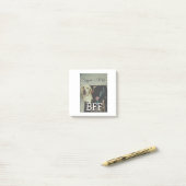 Post-it® Animaux de compagnie amis besties ajouter nom anim (Sur un bureau)