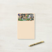 Post-it® Animaux sauvages de la Savane africaine (Sur un bureau)