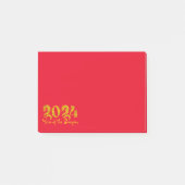 Post-it® Année du Dragon 2024 Or (Devant)