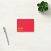 Post-it® Année du Dragon 2024 Or (Bureau)