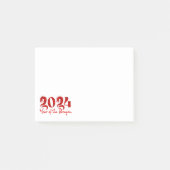 Post-it® Année Du Dragon 2024 Rouge (Devant)