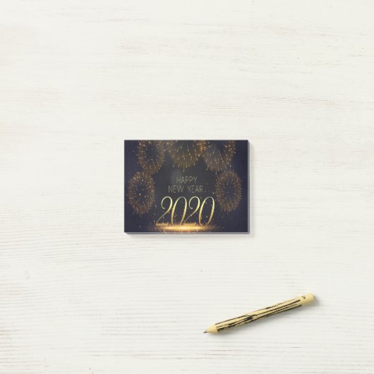 Post-it® anniversaire (Sur un bureau)