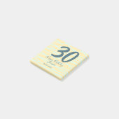 Post-it® anniversaire 30 ans ajouter nom date année jaune b (Incliné)