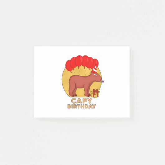 Post-it® Anniversaire de Capy (Devant)