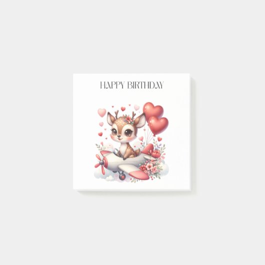 Post-it® Anniversaire de Deer Pilot (Devant)