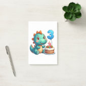 Post-it® Anniversaire de Dino 3 ans (Bureau)