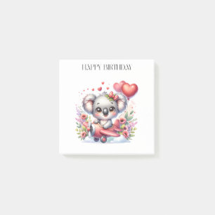 Post-it® Anniversaire de Koala Volant