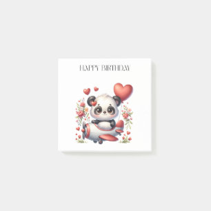 Post-it® Anniversaire de Panda Pilote