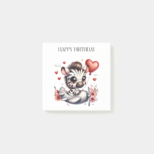 Post-it® Anniversaire de Zebra Pilot (Devant)